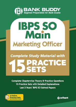 15 Practice Sets IBPS SO Main Marketing Officer 2020