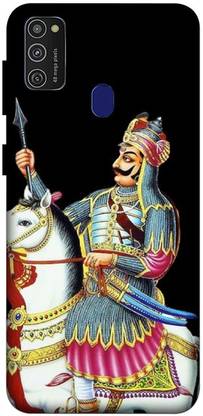 LUCKY MOBI.COM Back Cover for SAMSUNG GALAXY M30s ( maharana pratap wallpaper) PRINTED BACK COVER