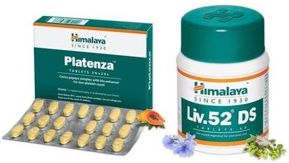 HIMALAYA Platenza tablet 3Nx20s and Liv. 52 DS tablet
