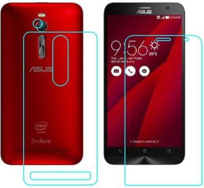BPD Front and Back Tempered Glass for Asus Zenfone 2 ZE550ML (2GB RAM+16GB)