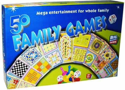 Amazzing Family Games Set (50 Classic Board Games in 1 Pack)-Multi Color Board Game Accessories