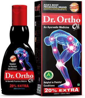 डॉ. ओर्थो Pain Relief Oil - 100ml+20ml Extra लिक्विड