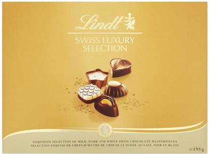 LINDT Swiss Luxury Selection Chocolate Box Truffles
