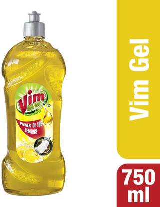 Vim Dishwash Liquid Gel With Lemon Fragrance Cleaner For All Utensils Dish Cleaning Gel