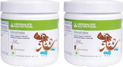 Herbalife Nutrition CHILDREN PROTIEN SHAKE DINO SHAKE CHOCOLATE FLAVOUR (200g) 2 PCS Plant-Based Protein