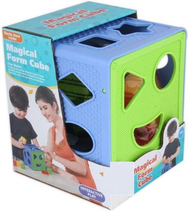 Joy Bukket Magical Form Cube Non-Toxic Learning Cube for Kids Toddler