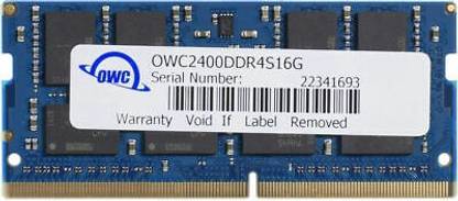 OWC PC4-19200 DDR4 DDR4 16 GB Mac, Laptop SDRAM (16GB 2400MHZ DDR4 SO-DIMM PC4-19200)