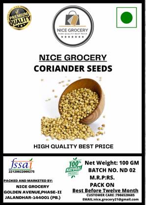 NICE GROCERY CORIANDER SEEDS ( SUKHA DHANIYA)