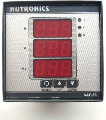 NUTRONICS VAF-53 VOLT METER TYAP AC 3 RANGE 1000 AMP ,500VAC Voltmeter