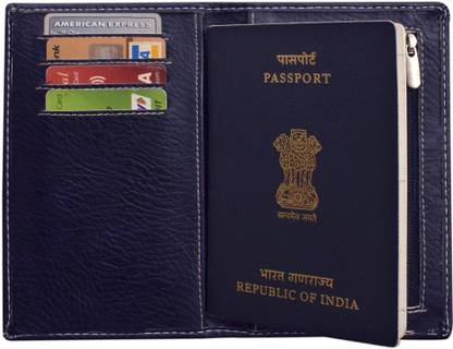 MATSS Genuine Leather Tan Card Holder||Travel Passport Holder