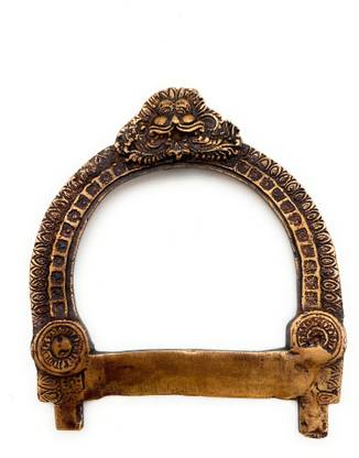 Bhunes Brass Prabhavali | Prabhavali Frame | Prabhawal | Brass Arch For Home | Prabhavali Brass Frame |Brass Arch | Prabhaval | Brass Prabhavalli | Decorative Showpiece  -  14 cm