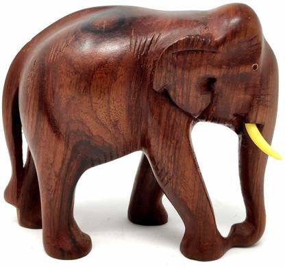 Sahya Dale Elephant Statue Decorative Showpiece  -  15 cm