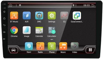 Auto Snap 9Inch HD 1080 Android Touch Screen Double Din Stereo Player 8.1 Gorilla Glass IPS Display Car Stereo with GPS/Wi-Fi/Navigation/Mirror Link for All Cars Black LED