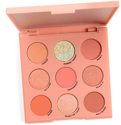 S,F,R Color Baby Got Peach 9 Multicolor Eyeshadow Palette (Matte,Shimmer,Glitter) 9 g