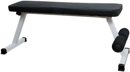 IBS Foldable Flat Bench- Up to 500 kg Capacity Tested for Strength Training Flat Fitness Bench