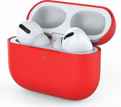 SARJU ENTERPRISES Silicone Press Stud Headphone Case For Apple Airpods 1st Generation, Apple Airpods 2nd Generation
