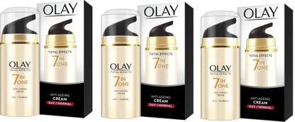 OLAY TOTAL EFFECTS 7 IN ONE ANTI AGEING CREAM 50 G PACK OF 3