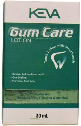 KEVA Gum Care Lotion | Tooth Lotion with Mouthwash | Helps in Gum Swelling and Removes Bad smell from Mouth. - Pleassantly flavoured