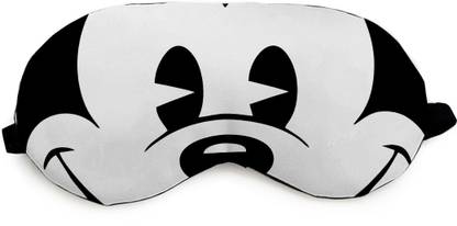 Crazy Corner Mickey Mouse Cartoon Eye Mask/Sleep Mask for Relaxing/Medidation/Sleep/Travel For Women/Men/Girls/Kids (7.4 * 4 Inches) | Comfortable & Soft Eye Cover/Eye Patch Eye Shade