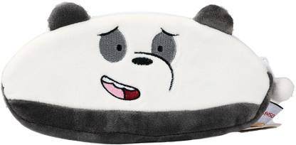 MINISO We Bare Bears Cartoon Art Canvas Pencil Box