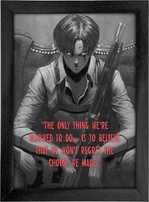 Captain Levi Poster Paper Print