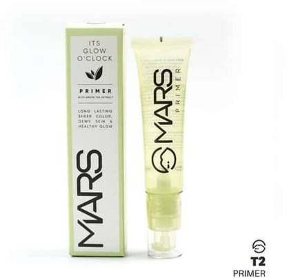 MARS Primer With Green Tea Extract -ITS GLOW O'CLOCK Primer  - 30 ml