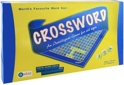 Ekta Toys Ekta Crossword |An English Word Puzzle Game | Intelligent Game for all Ages