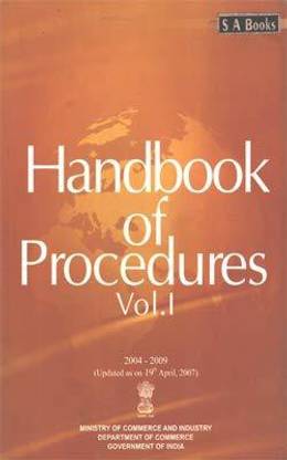 Handbook Of Procedures Vol. I - 2004-2009 And Foreign Trade Policy (Set Of 2 Books)
