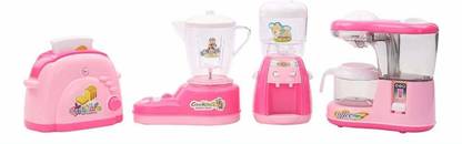 OLIPIZ ENTERPRISE Pinch Combo of Educational Household Set Juicer, Coffee Maker, Water Dispenser and Toaster- Set of 4