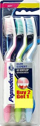 PEPSODENT Gum Expert 4X gentler toothbrush BUY 2 GET 1 Soft Toothbrush