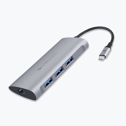ZEBRONICS 6 in 1 USB Type C Multiport Adapter Zeb TA1000UCL with USB, SD, Micro SD, RJ45 Slots Zeb TA1000UCL–6 in 1 USB Type C Multiport Adapter USB Hub