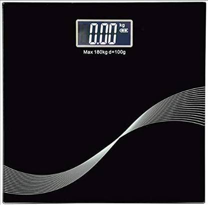 Glancing Heavy Duty, Thick Tempered Glass Weighing Machine , LCD Display Weighing Scale