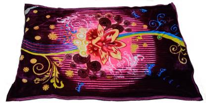 GARV Floral Single Mink Blanket for  Heavy Winter
