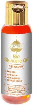 PavitraPlus Bio Skincare Oil for Pregnancy Stretch Mark with Argan Oil Saffron and Vitamin E