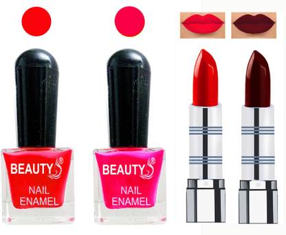 आवर ब्यूटी Perfect Combo of Velvet Matte Lipsticks and Ultra Shine Nail Polish