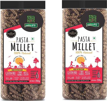 NutraHi Millet Gluten free pasta Fusilli Pasta