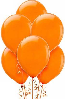 PartyballoonsHK Solid Orange Balloon