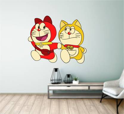 PRIME HOME DECOR 60 cm DOREMON DORIMI Self Adhesive Sticker
