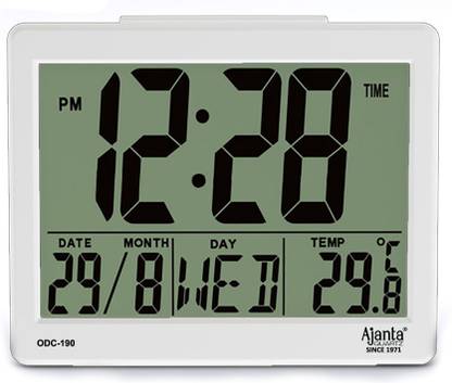 AJANTA Digital 10.5 cm X 12.5 cm Wall Clock