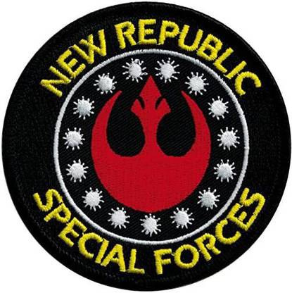 3.25" Star Wars Lucas Films Movie New Republic Patch Applique Patch