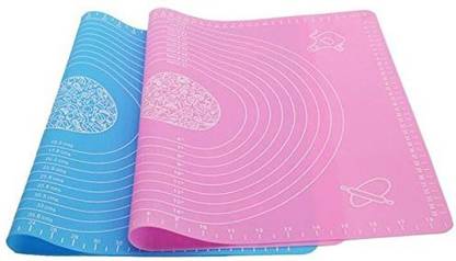 Inditradition Silicone Baking Sheet or Fondant Rolling Mat, Stretchable Food-grade Silicone Baking Mat