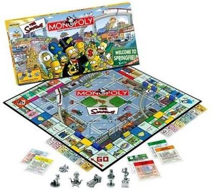 USAopoly Monopoly The Simpsons Edition Strategy & War Board Game