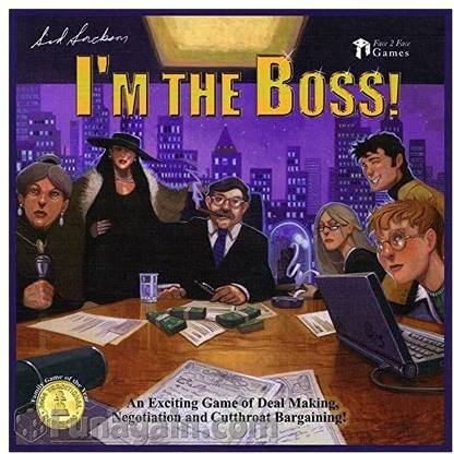 Face 2Eagle-Gryphon Games I'M The Boss Bargaining Board Game Party & Fun Board Game