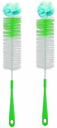 ST Creations Long Sponge Bottle foam Cleaning Brush - Pack of 2