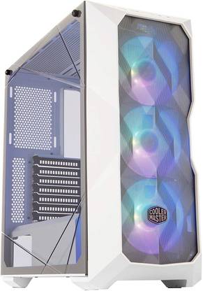 COOLER MASTER MASTERBOX MCB-D500D-WGNN-S01  Mid Tower Cabinet with USB 2.0 and USB 3.0 Ports Compatible with Computer