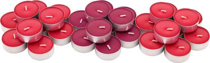 IKEA SINNLIG Scented tealight, Red garden berries/red Candle