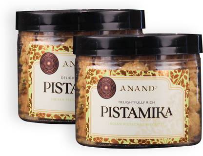 ANAND Pistamika - Indian Biscotti Made with Pure Butter and Premium Nuts Biscotti Biscuit