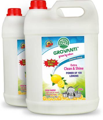 GROVANTI ORGANIC Ultra Pro+ Dishwashing Detergent ,All Utensils Cleaner Dishwashing Detergent