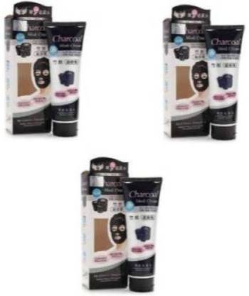 START BUY SCS_441M_ Charcoal mask Oil Control Anti-Acne Deep Cleansing Blackhead Remover Peel Off Mask for men and Women Pack of 3