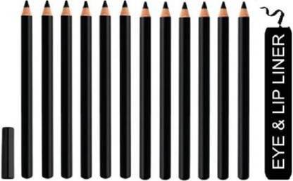 BTNT CREAMY MATTE INTENSE JET BLACK EYE LINER & LIP LINER PENCIL